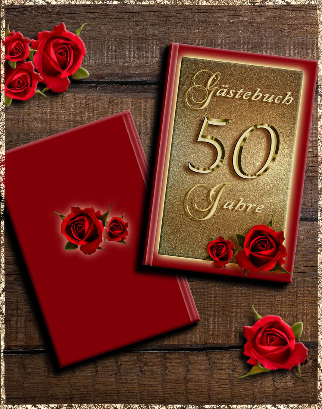 50 Jahre - goldene Hochzeit - Gästebuch